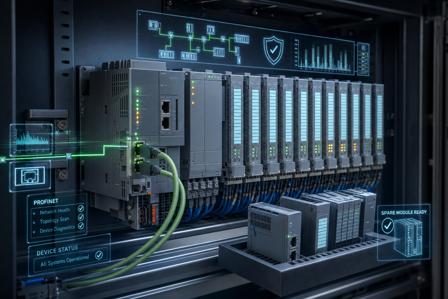 Siemens Industrial Ethernet CP Spares Before A PROFINET Outage