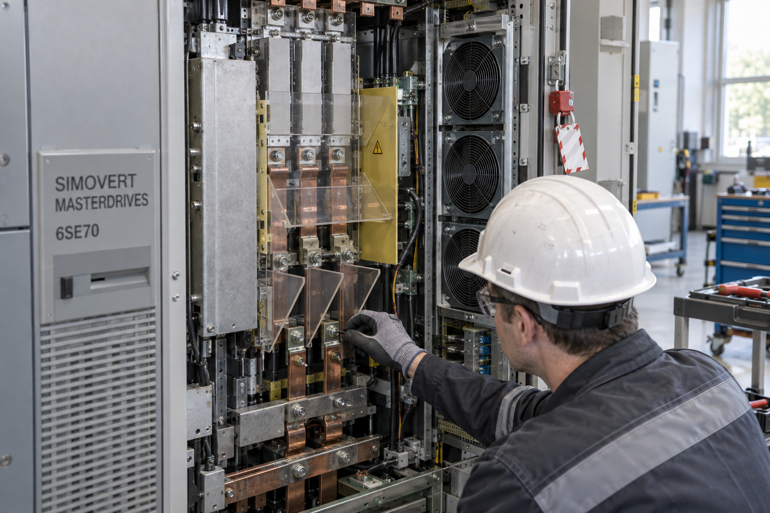 SIMOVERT MASTERDRIVES 6SE70: Identify a Power-Stage Fault Safely