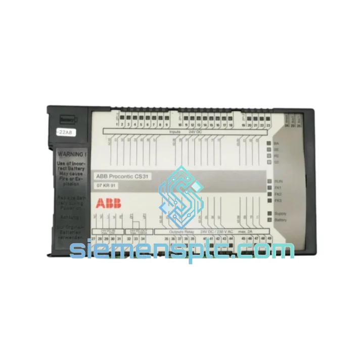 ABB 07KR91 GJR5250000R0252 PLC CPU Module – AC500