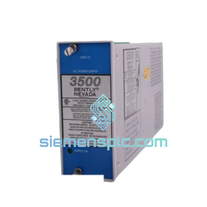 Bently Nevada 3500/15 114M5329-01 Rack Power Supply Module – 3500 Series
