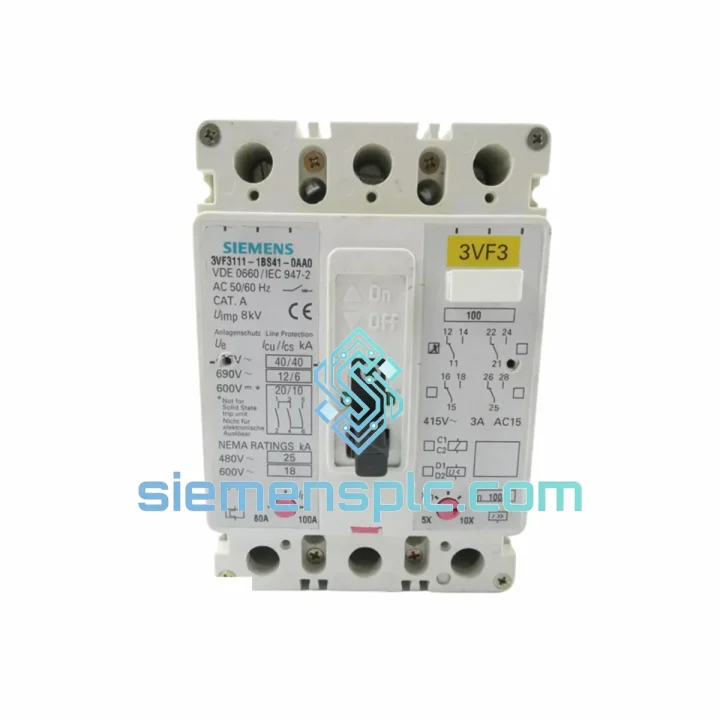 SIEMENS 3VF3111-1FS41-0AN1 Motor Circuit Breaker