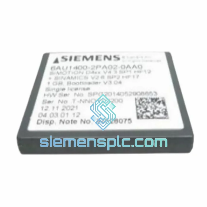 Siemens 6AU1400-2PA02-0AA0 Compact Flash Card