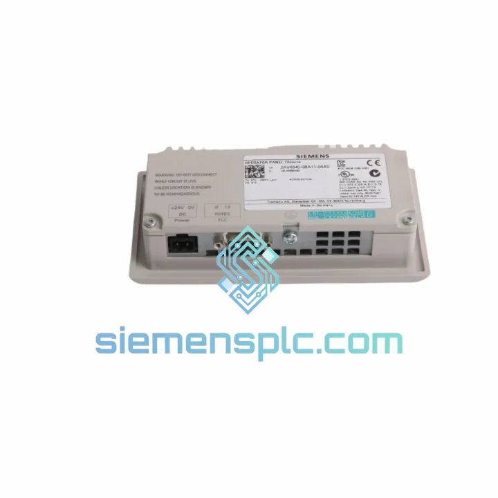 Siemens 6AV6640-0BA11-0AX0 HMI Operator Panel