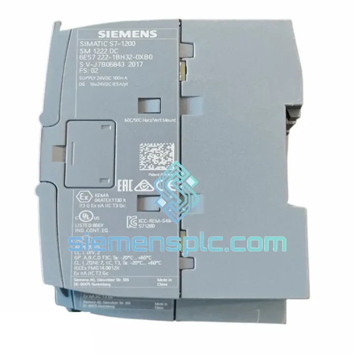 Siemens 6ES7222-1BH32-0XB0 Digital Output Module – SIMATIC S7-1200 SM 1222