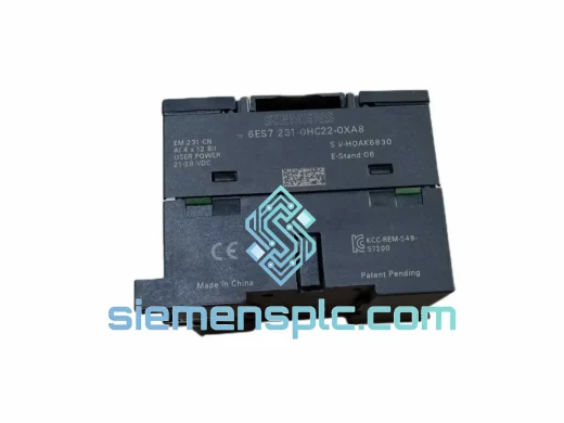 Siemens 6ES7231-0HC22-0XA8 PLC Analog Input Module – SIMATIC S7-200 SMART