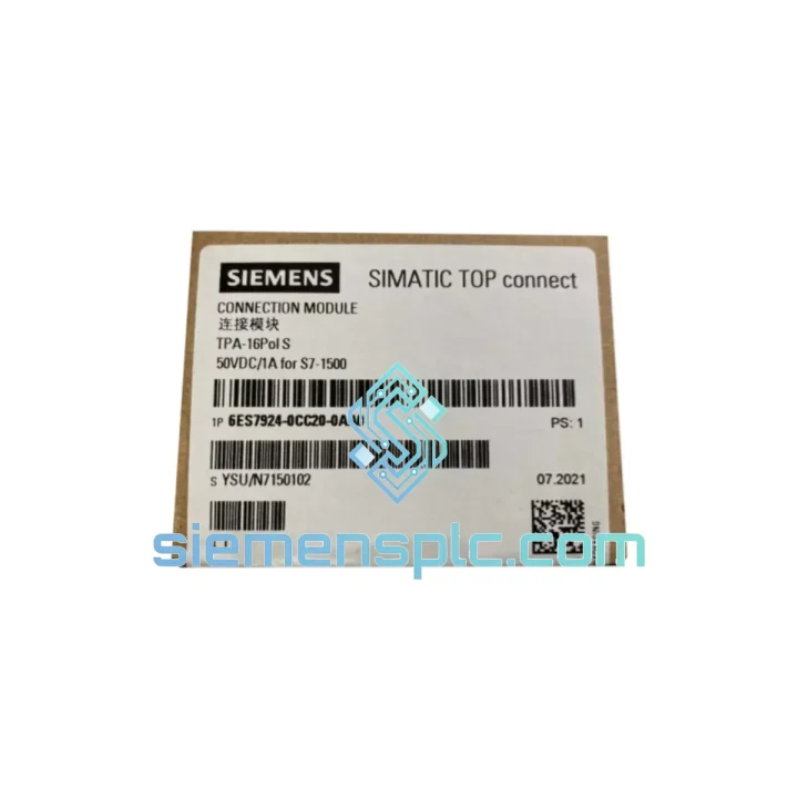 Siemens 6ES7924-0CC20-0AA0 Front Connector