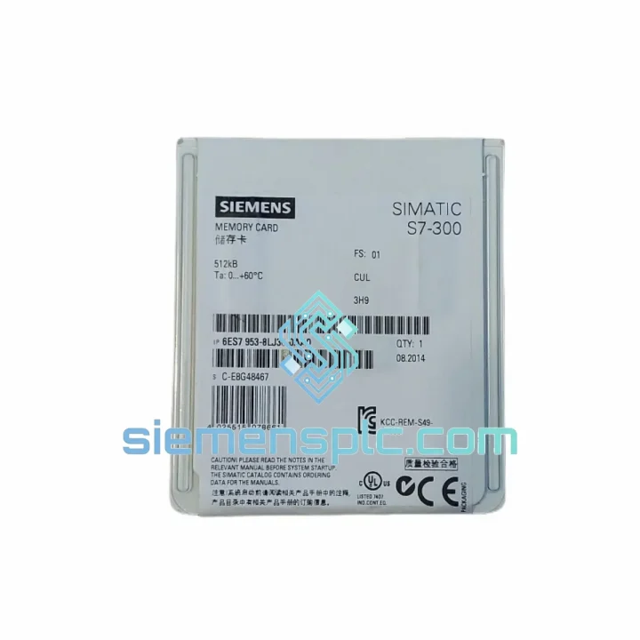 Siemens 6ES7953-8LJ30-0AA0 PLC Memory Module