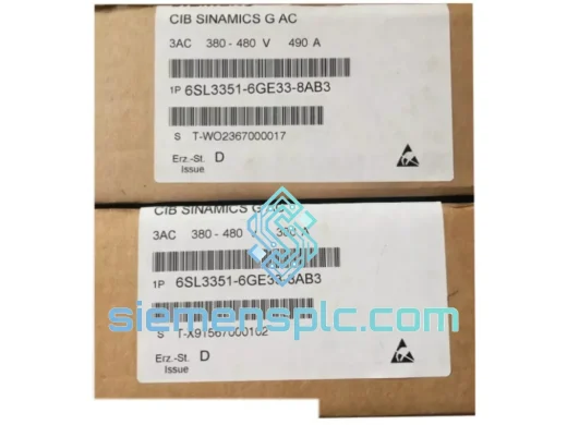 Siemens 6SL3351-6GE33-8AB3 Control Unit – SINAMICS S120