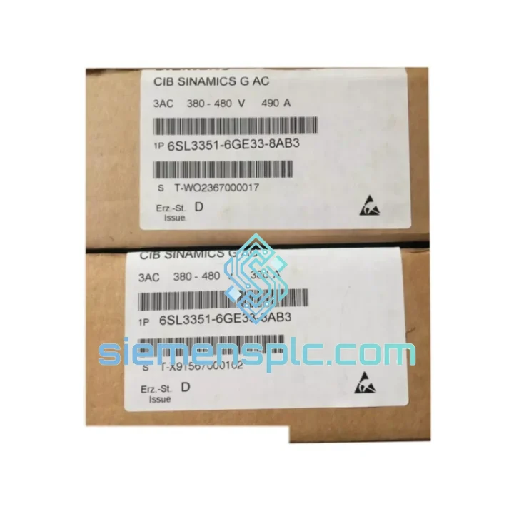Siemens 6SL3351-6GE33-8AB3 Control Unit – SINAMICS S120