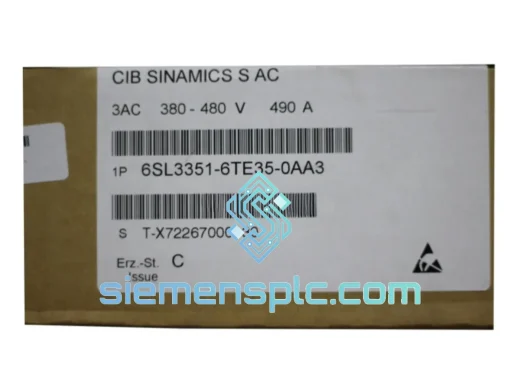 Siemens 6SL3355-6TE35-0AA3 Cabinet Converter Module