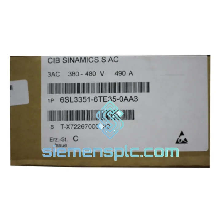 Siemens 6SL3355-6TE35-0AA3 Cabinet Converter Module