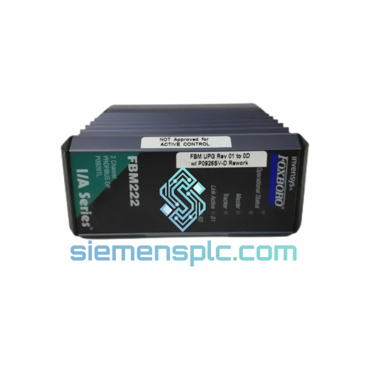 FOXBORO FBM222 P0926TL DCS I/O Module