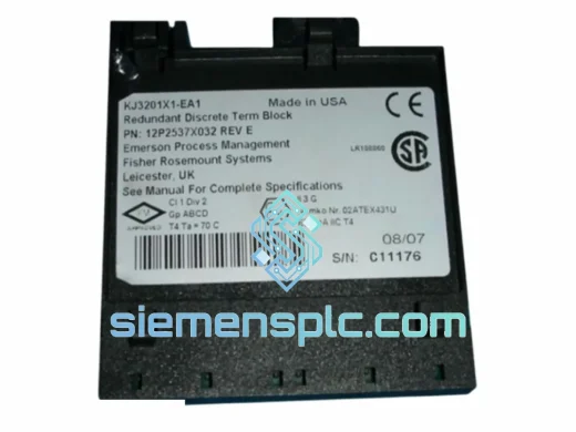 Emerson KJ3201X1-EA1 Discrete Terminal Block