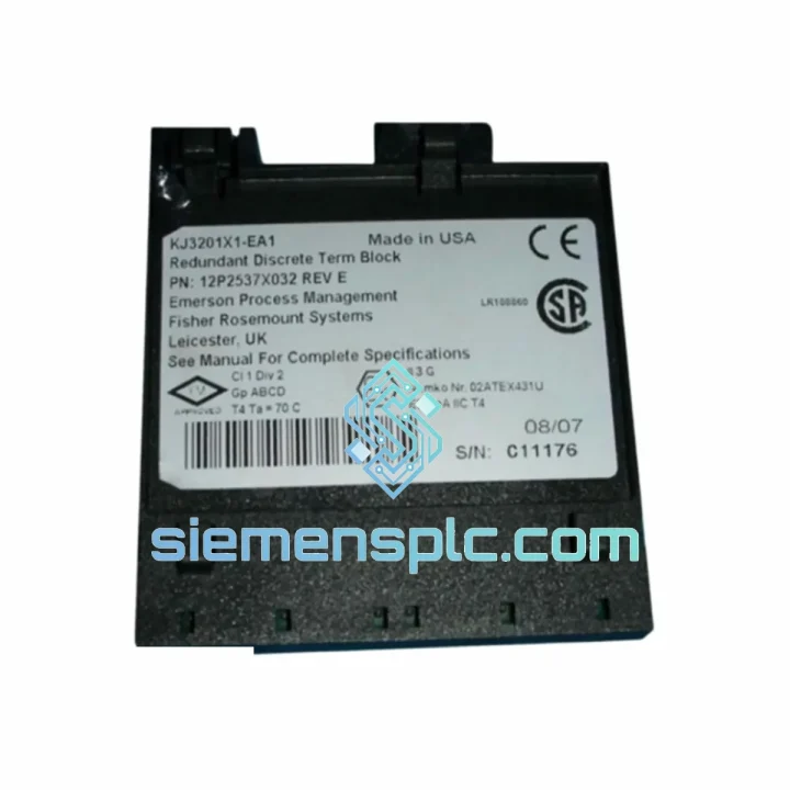 Emerson KJ3201X1-EA1 Discrete Terminal Block