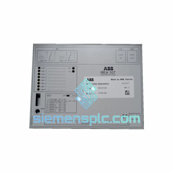 ABB REA107-AA Arc Protection Relay – REA Series