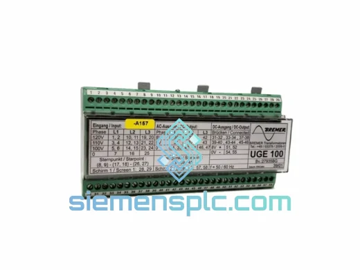 Bremer Transformatoren UGE100 Voltage Detection Module